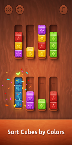 Screenshot Colorwood Sort Puzzle Game Mod 1