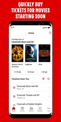 Cinemark Theatres ကိုဖန်သားပြင်4