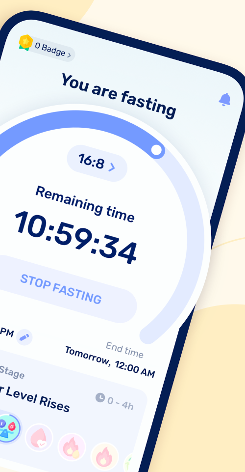 Intermittent Fasting GoFasting Mod Capture d’écran2