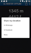 Altimeter Offline captura de pantalla 2