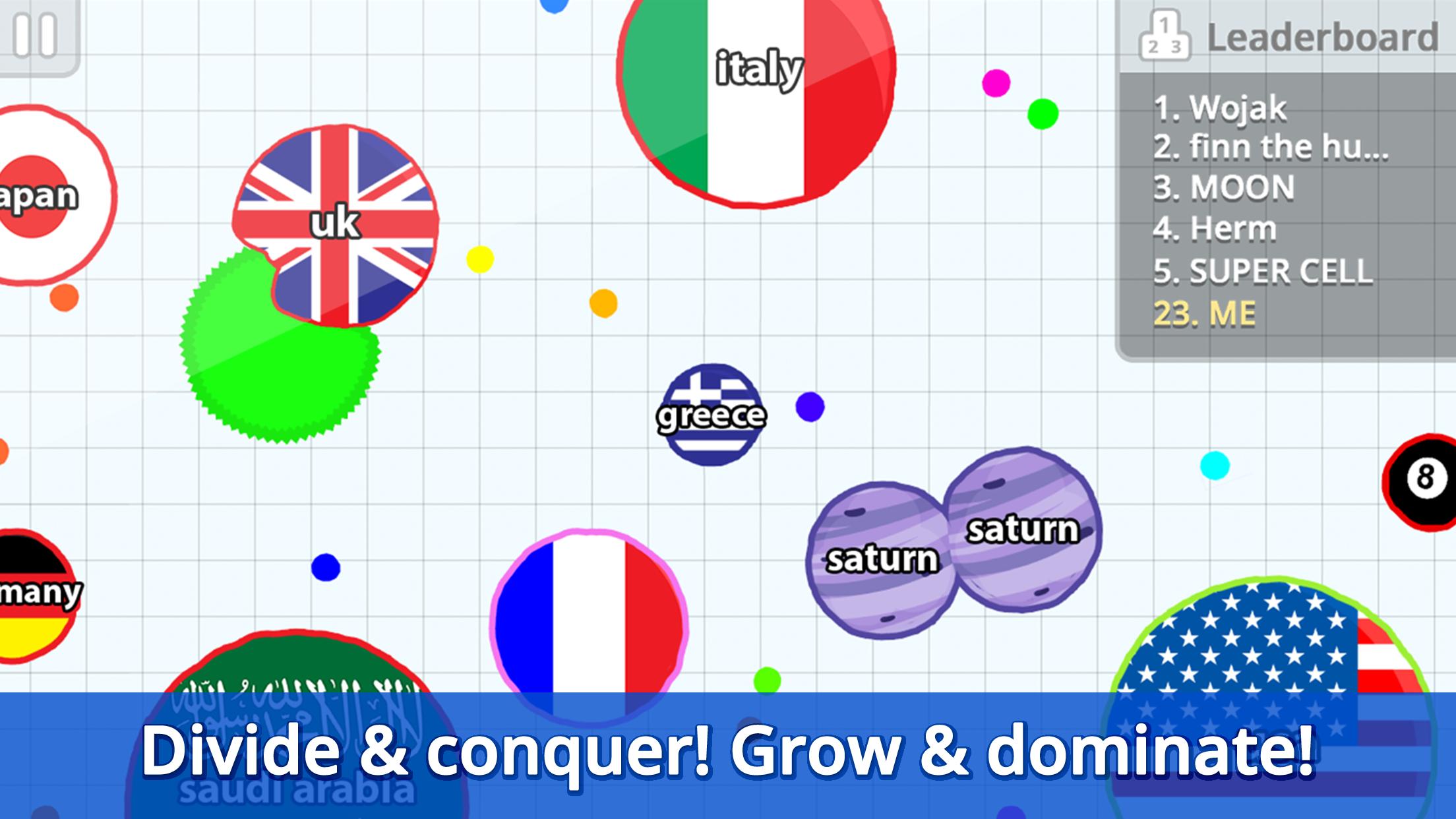 Agar.io zrzut ekranu 2