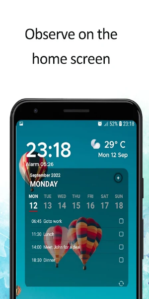 Screenshot Reminder Calendar App for 2024 3