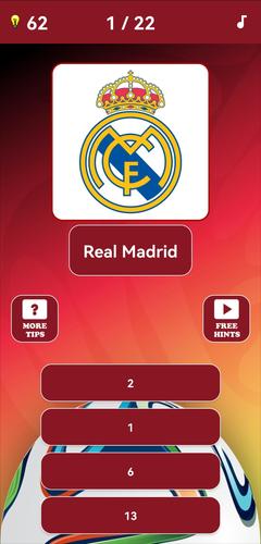 Guess the Soccer Logo Quiz экрана 4