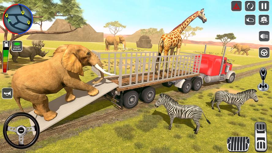 Wild Animal Truck Transporter Screenshot 4