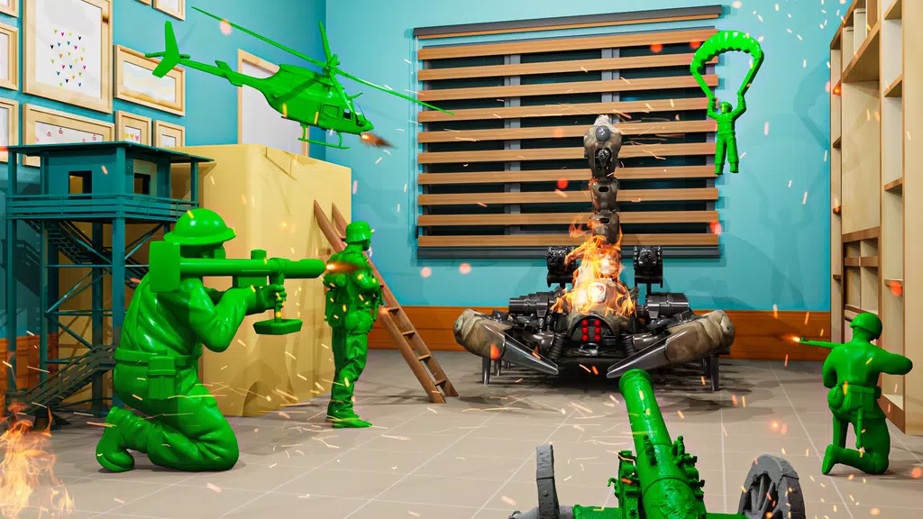 Army Toys War Attack Shooting Screenshot 2