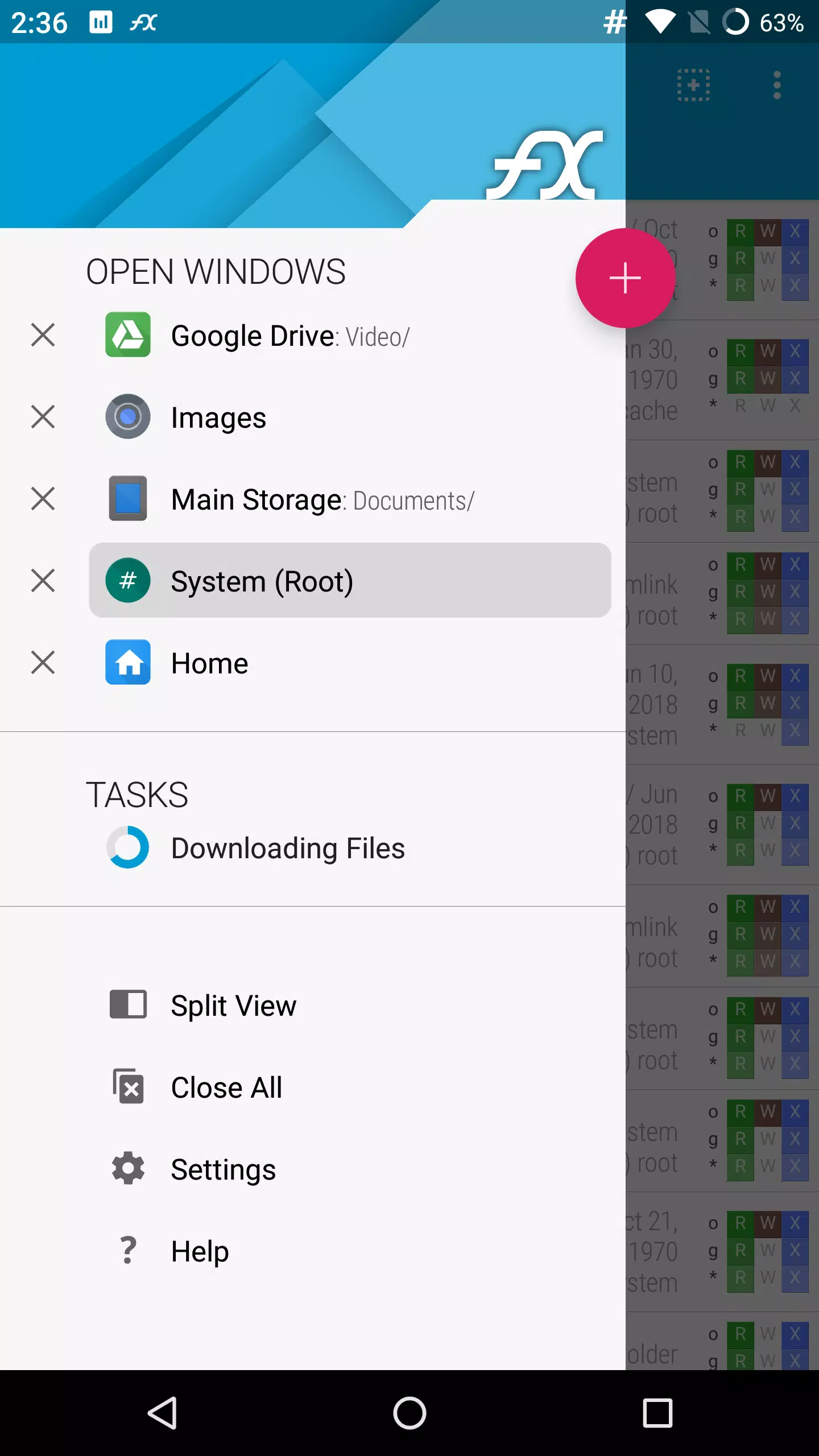 FX File Explorer captura de pantalla 3