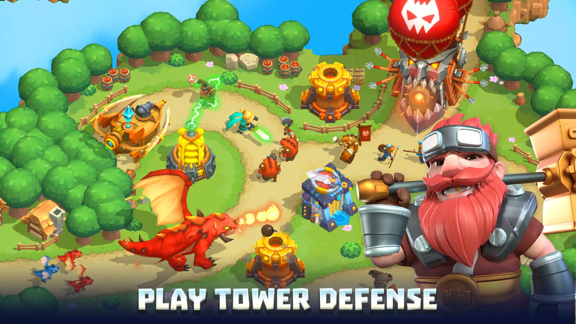 Wild Sky: Tower Defense TD应用截图第2张