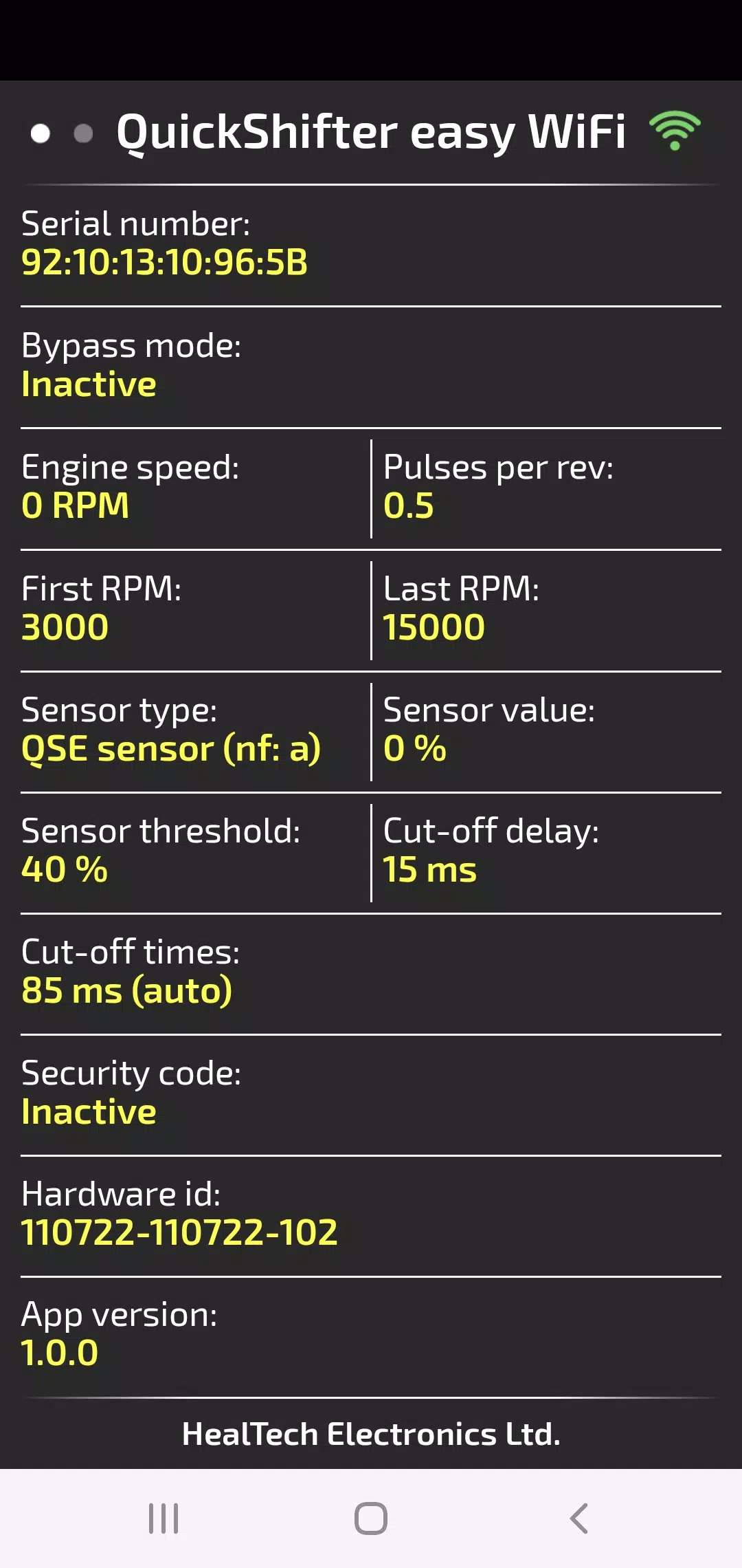 QuickShifter easy (iQSE-W) Screenshot 3