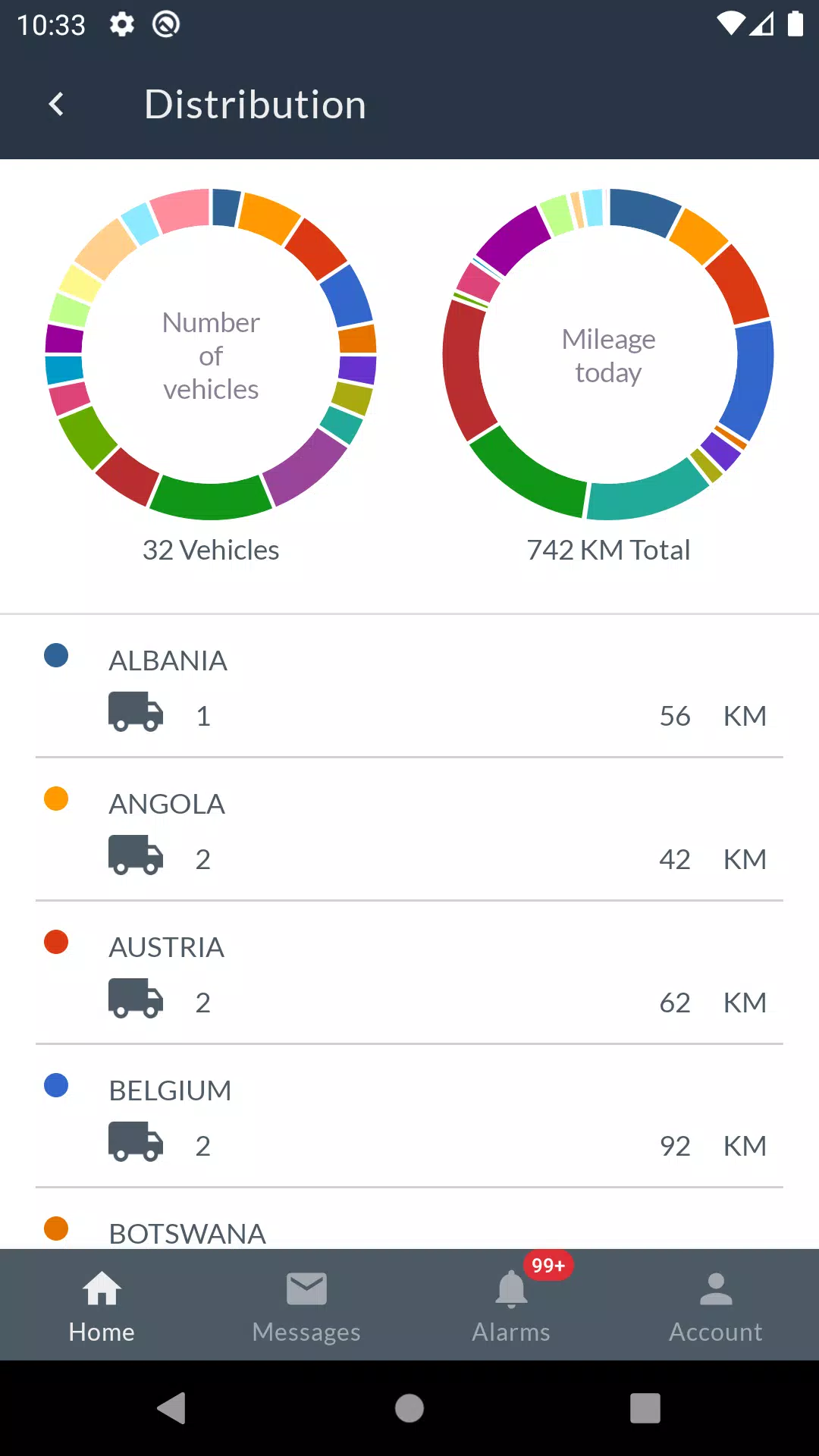 Frotcom Fleet Manager Capture d'écran 3