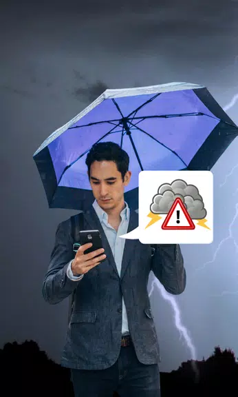 Thunderstorm- weather warnings স্ক্রিনশট 1