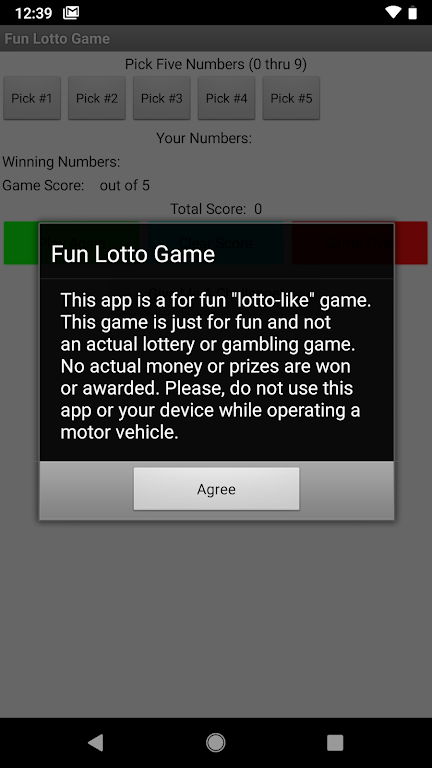 Screenshot Fun Lotto Game 3