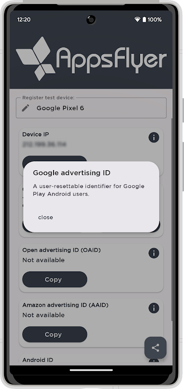 My Device ID by AppsFlyer 스크린 샷 2