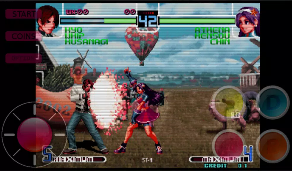 Screenshot Mame classic fighter kf10thep 1