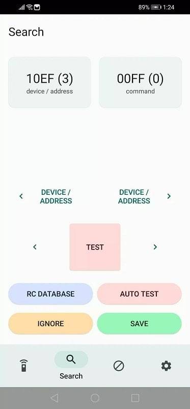 IrCode Finder Universal Remote captura de pantalla 2