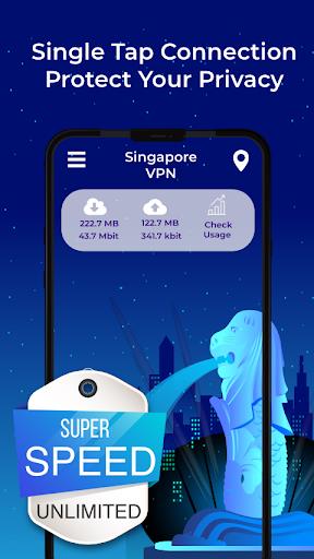 Singapore VPN - Free, Fast & Secure экрана 3