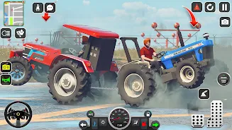 Modern Farmer Tractor Sim 3D Capture d'écran 4