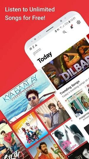 Gaana: MP3 Songs, Music App экрана 4