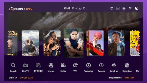 Purple IPTV zrzut ekranu 1