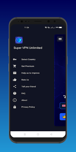 Super VPN - Unlimited Proxy Captura de tela 2