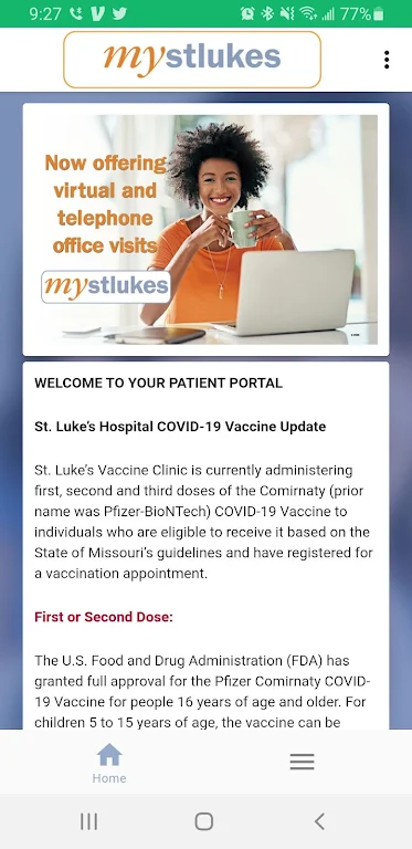 mystlukes Patient Portal ကိုဖန်သားပြင်3