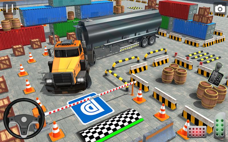 Real Euro Truck Parking Games captura de pantalla 4