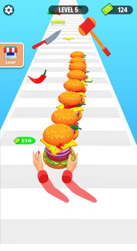 Burger Stack Run Gameスクリーンショット3