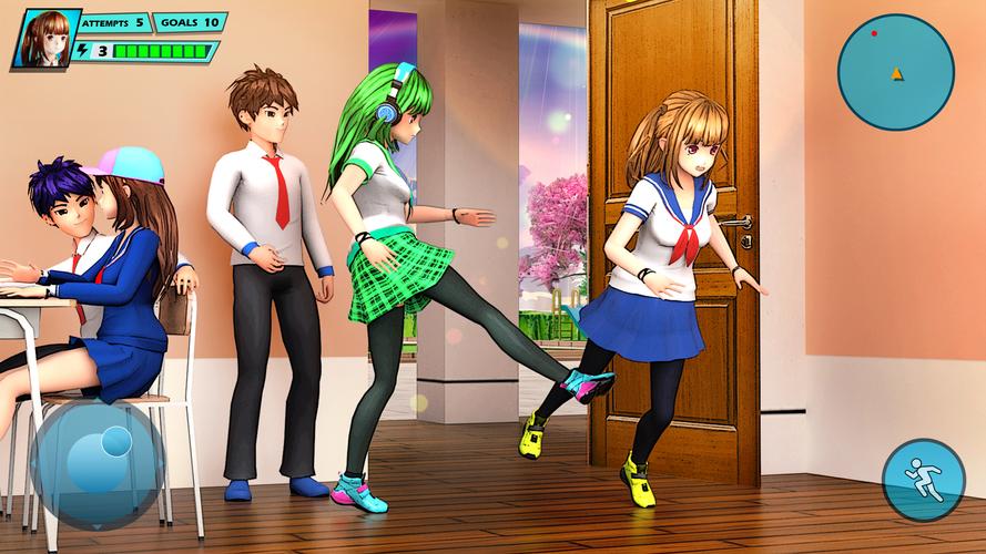 Screenshot School Love Life: Anime Games 1