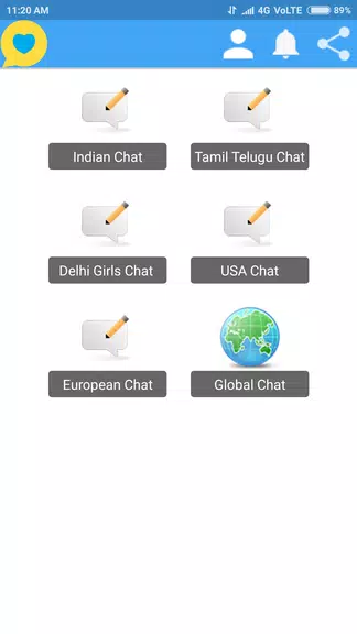 Indian Girls Chat captura de pantalla 3