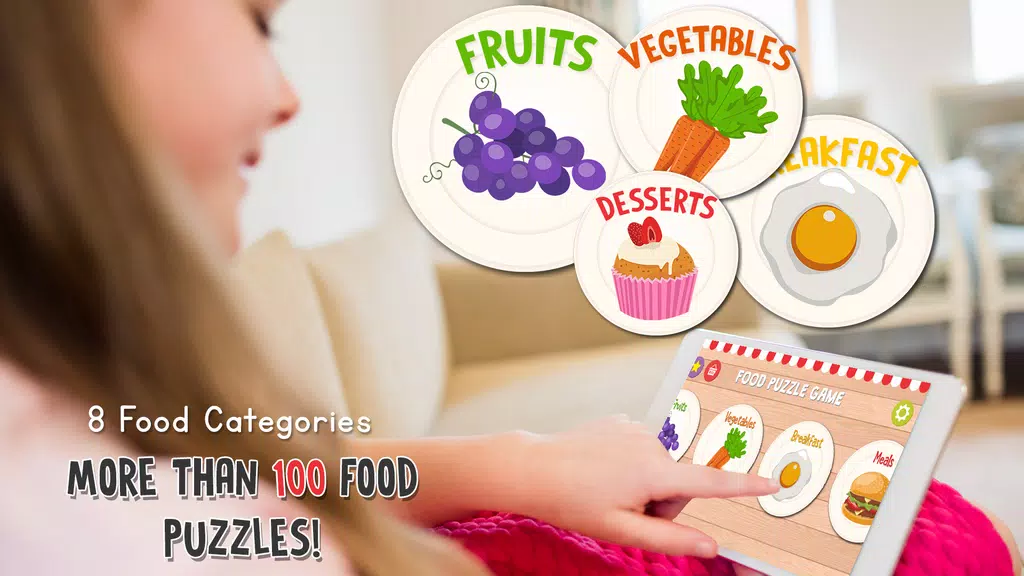 Food Puzzle for Kids屏幕截圖3
