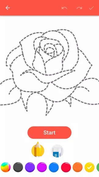 How To Draw Flowers Screenshot 1