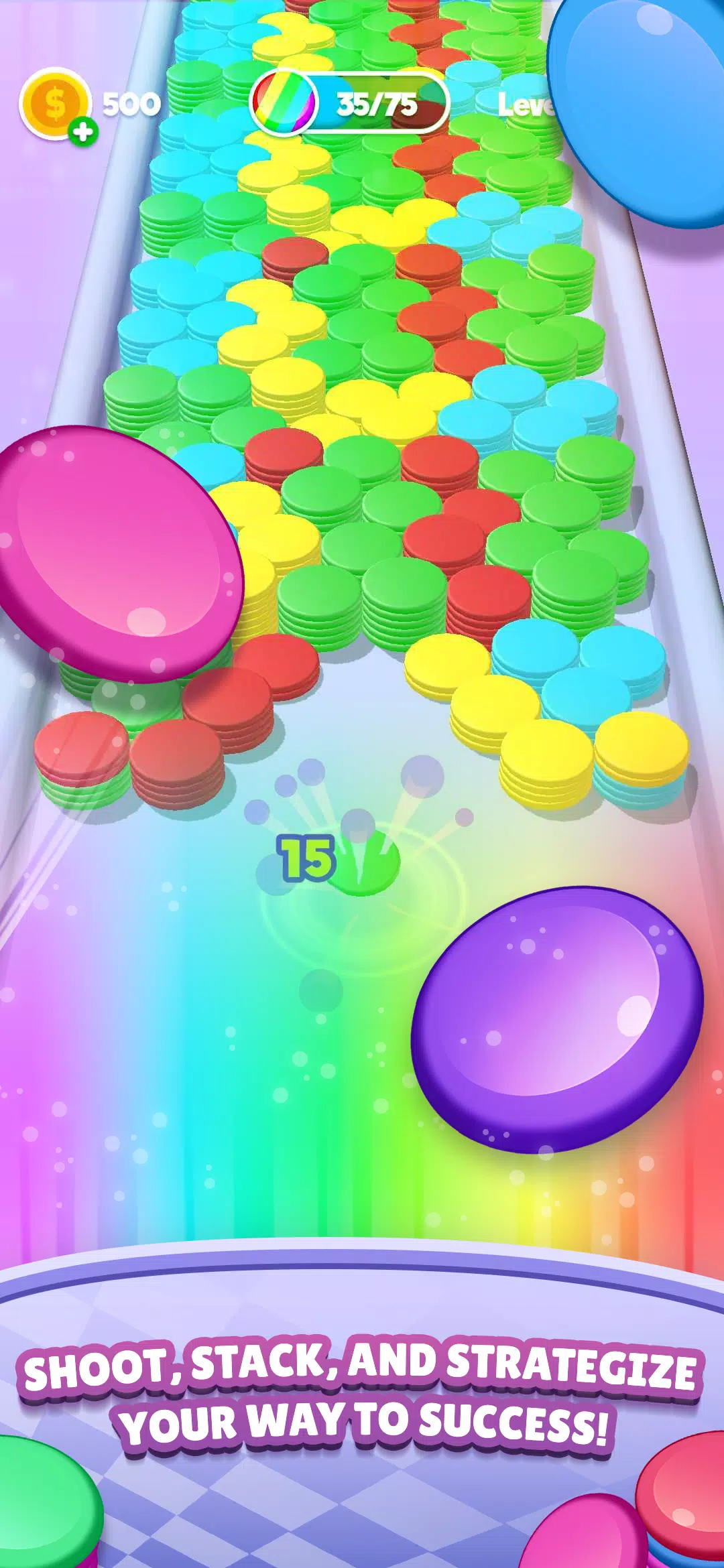 Screenshot Stack Blast - Disk Shooter 3