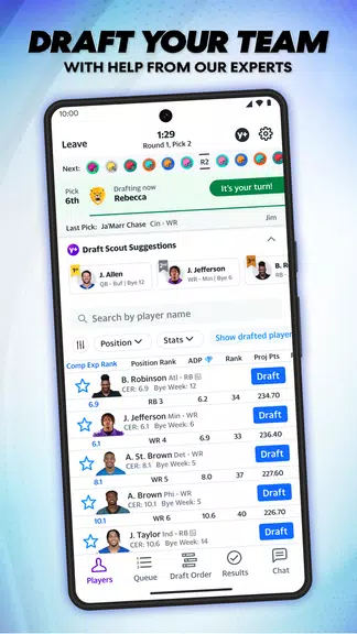 Yahoo Fantasy Football, Sports zrzut ekranu 3
