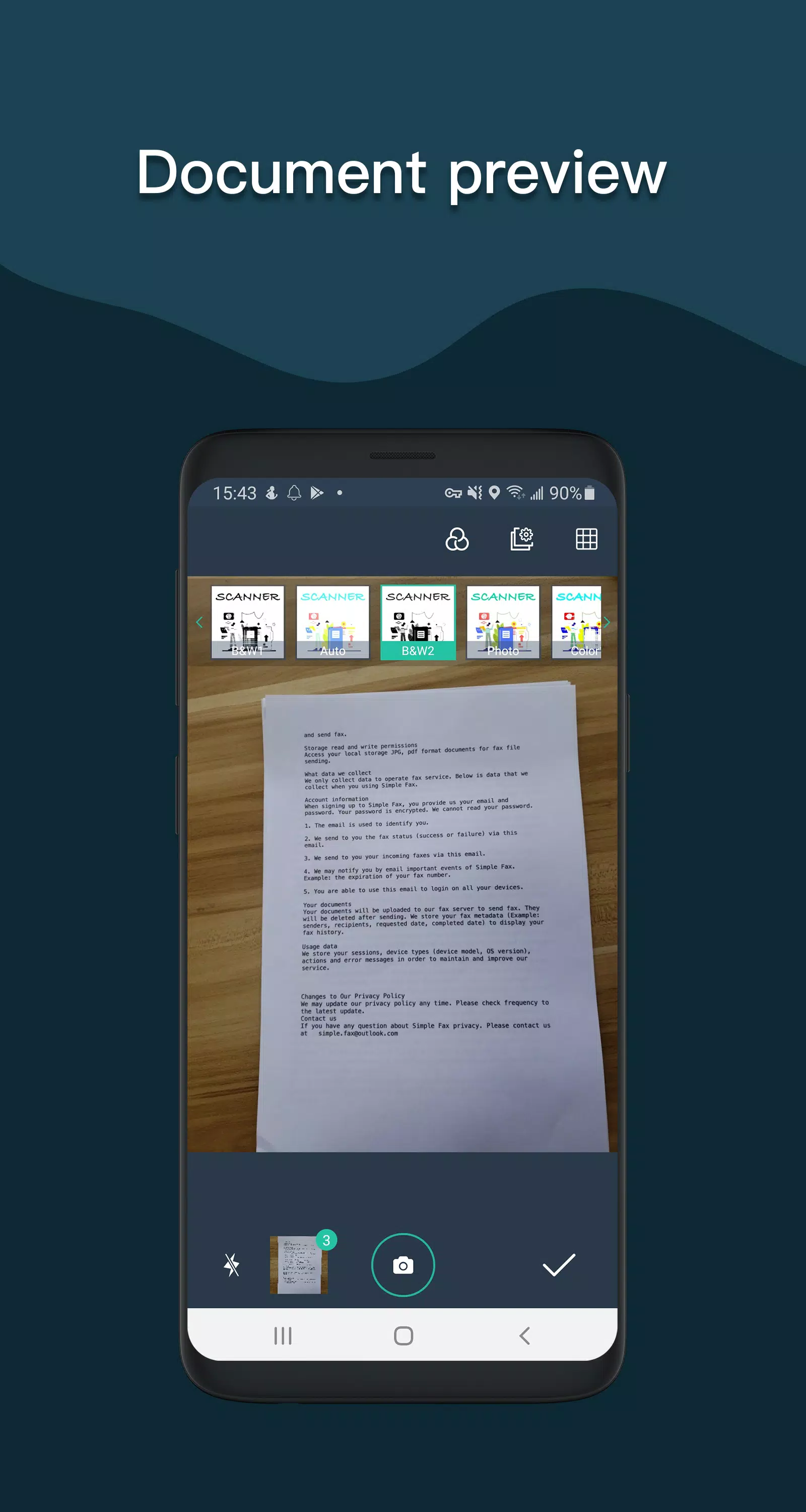 Simple Scan -  PDF Doc Scannerスクリーンショット4