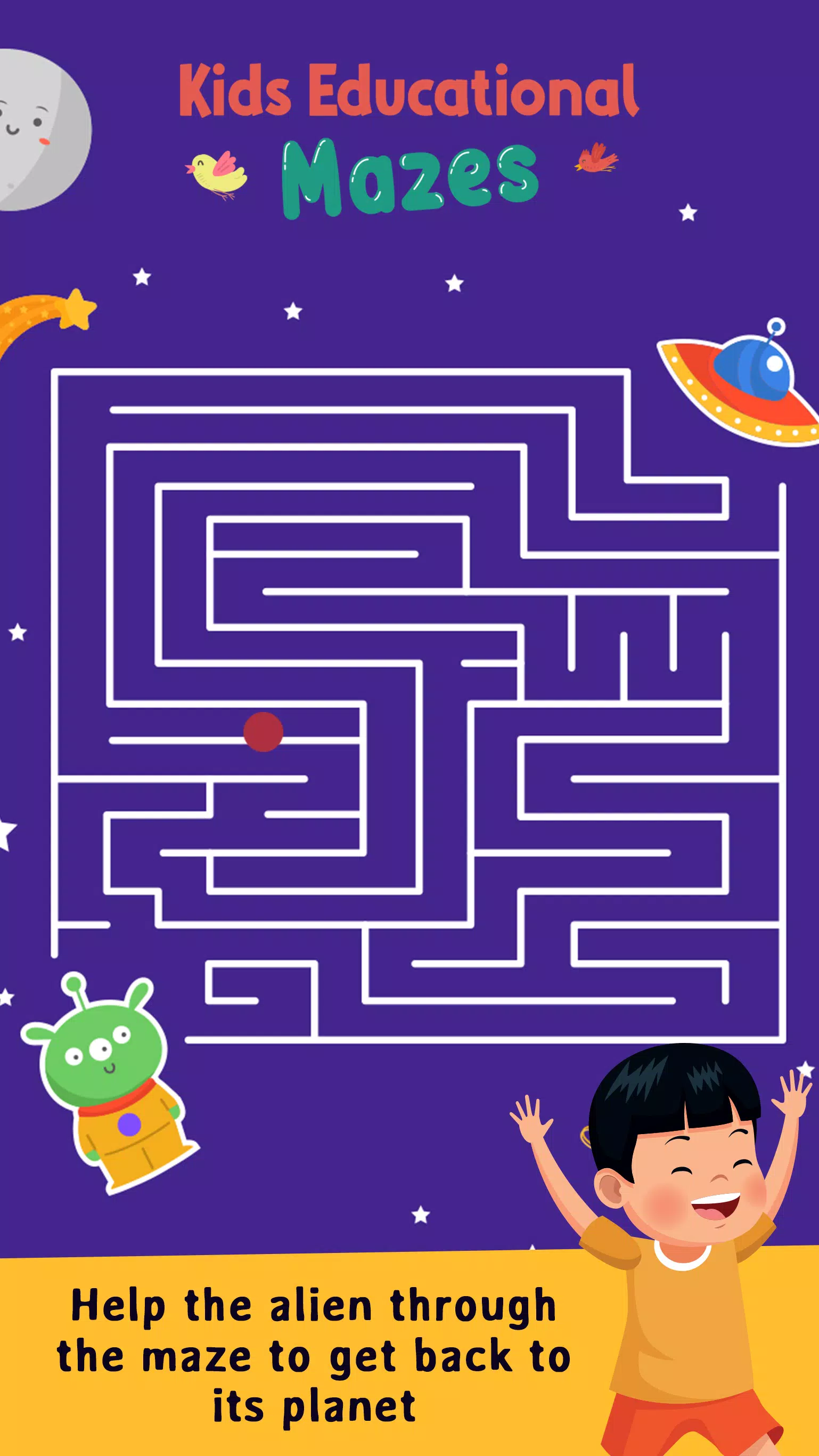 Kids Educational Mazes Puzzle Screenshot 1