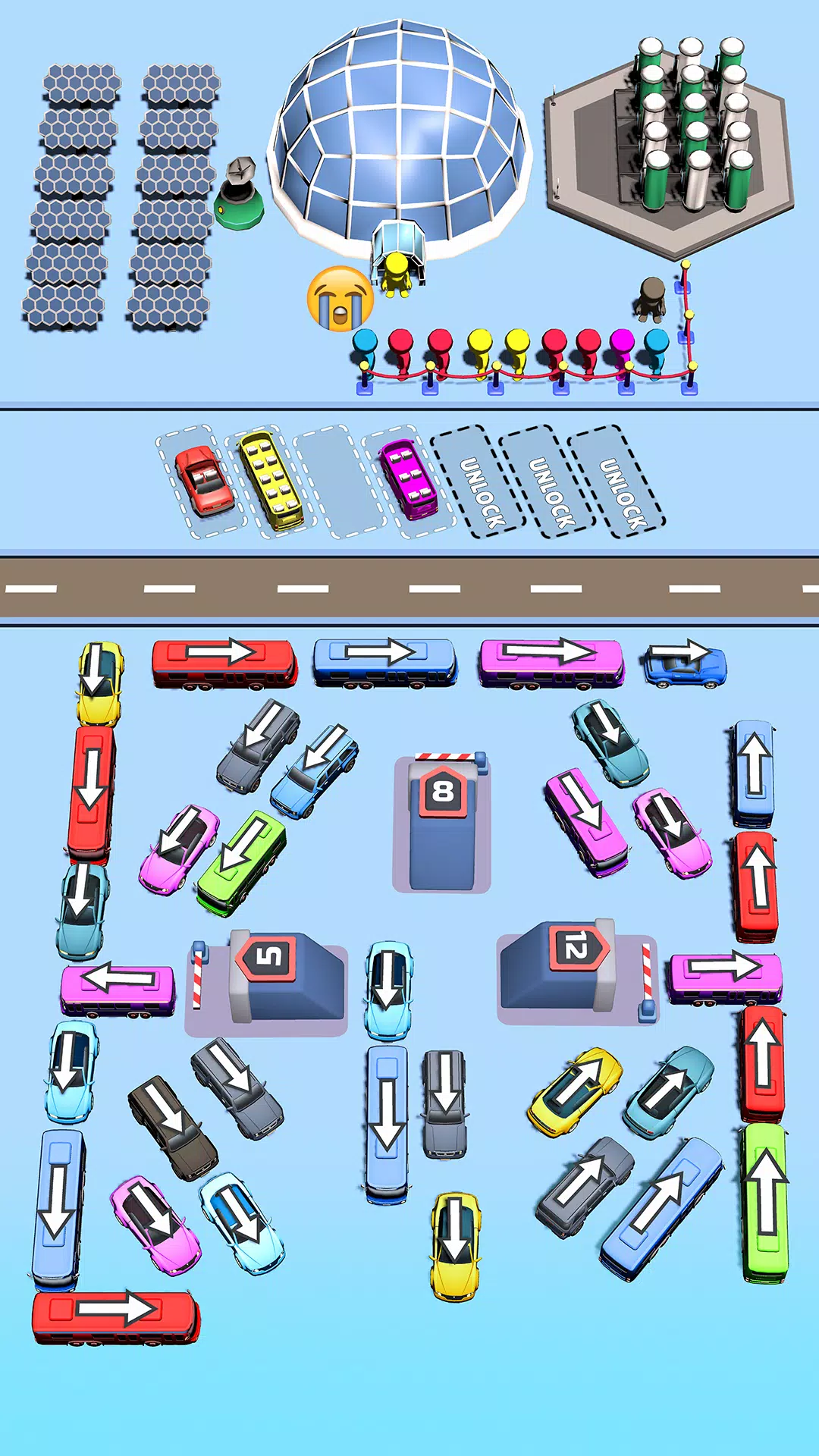 Bus Swipe: Car Parking Jam Screenshot 3