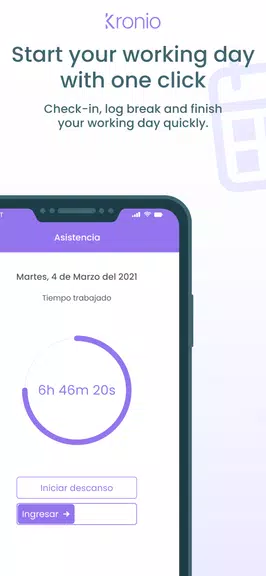 Kronio Work Attendance screenshot 1