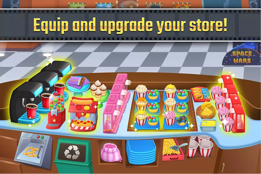 My Cine Treats Shop: Food Game экрана 4