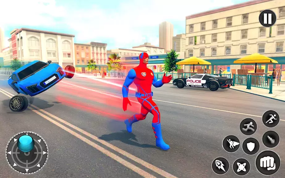 Captain Super Hero Man Game 3D Скриншот 2