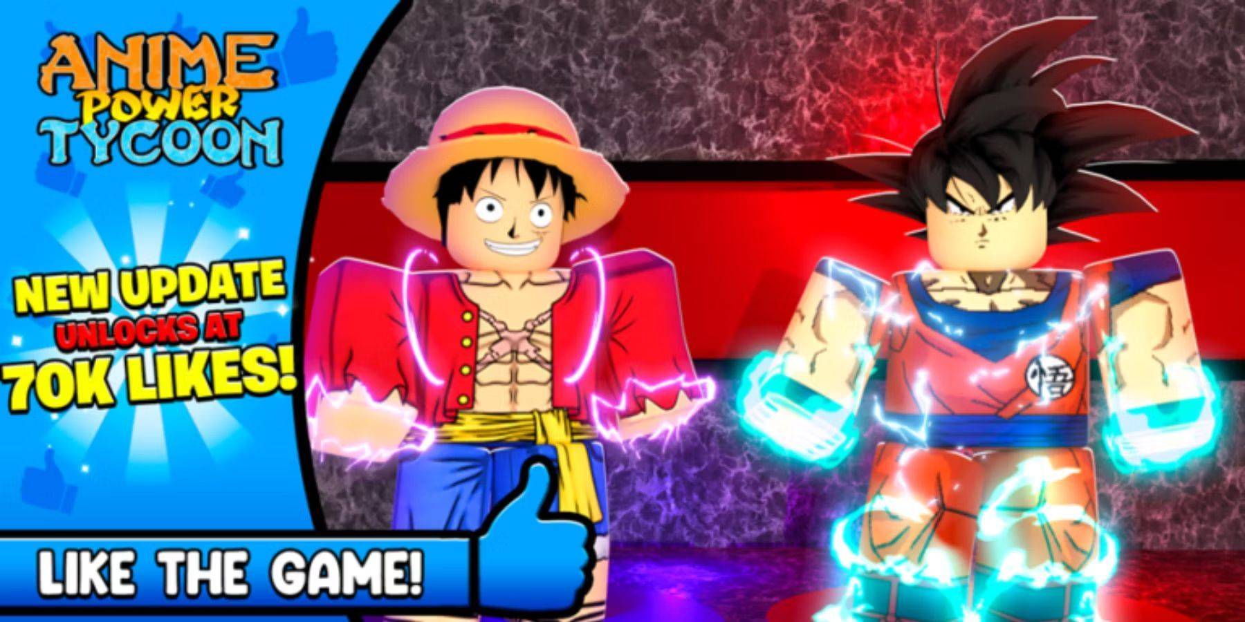 Anime Power Tycoon Codes Live nu