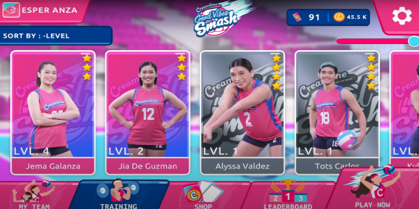 Screenshot Creamline Good Vibes Smash 1