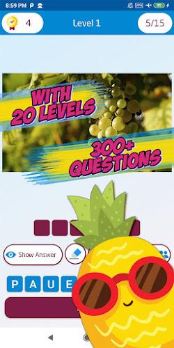 Guess the fruit name game Capture d’écran3