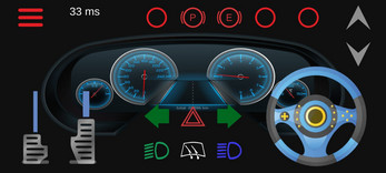 Steering Wheel Emulator(Euro Truck) zrzut ekranu 1