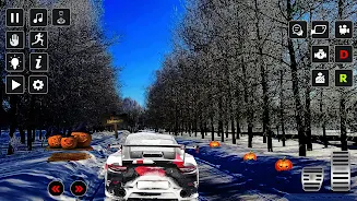 Halloween Snow City Drive screenshot 2