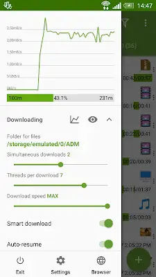 Advanced Download Manager captura de pantalla 2