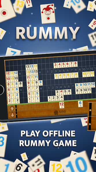 Rummy - Offline Board Game Mod ကိုဖန်သားပြင်1