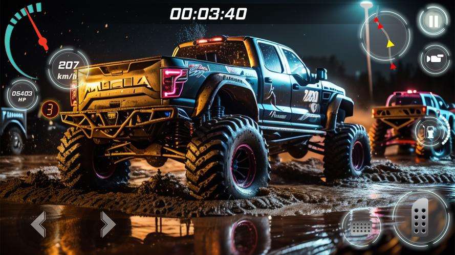 Offroad Mud Truck Game Offline ekran görüntüsü 4