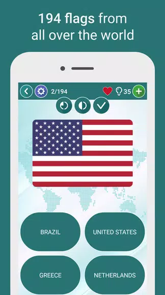 Geography Quiz - World Flags屏幕截圖1
