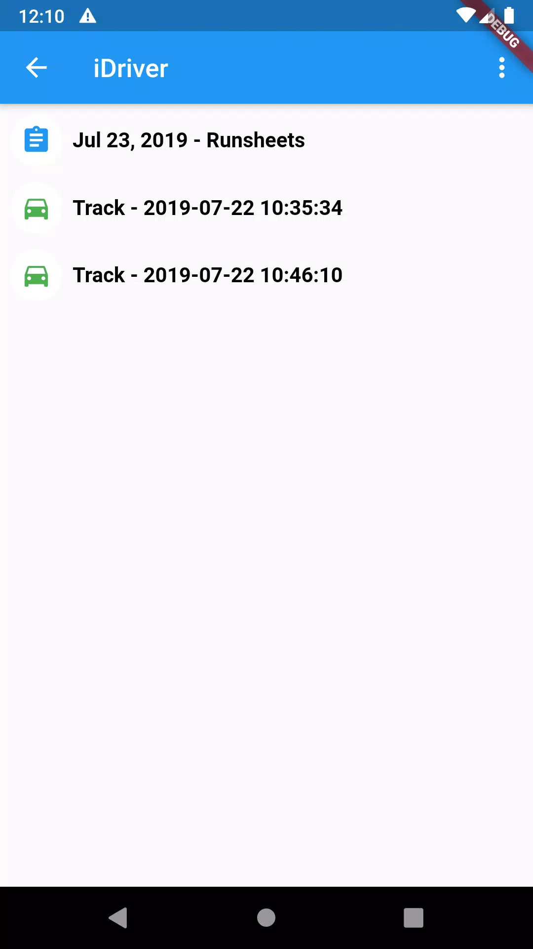 iDriver screenshot 2