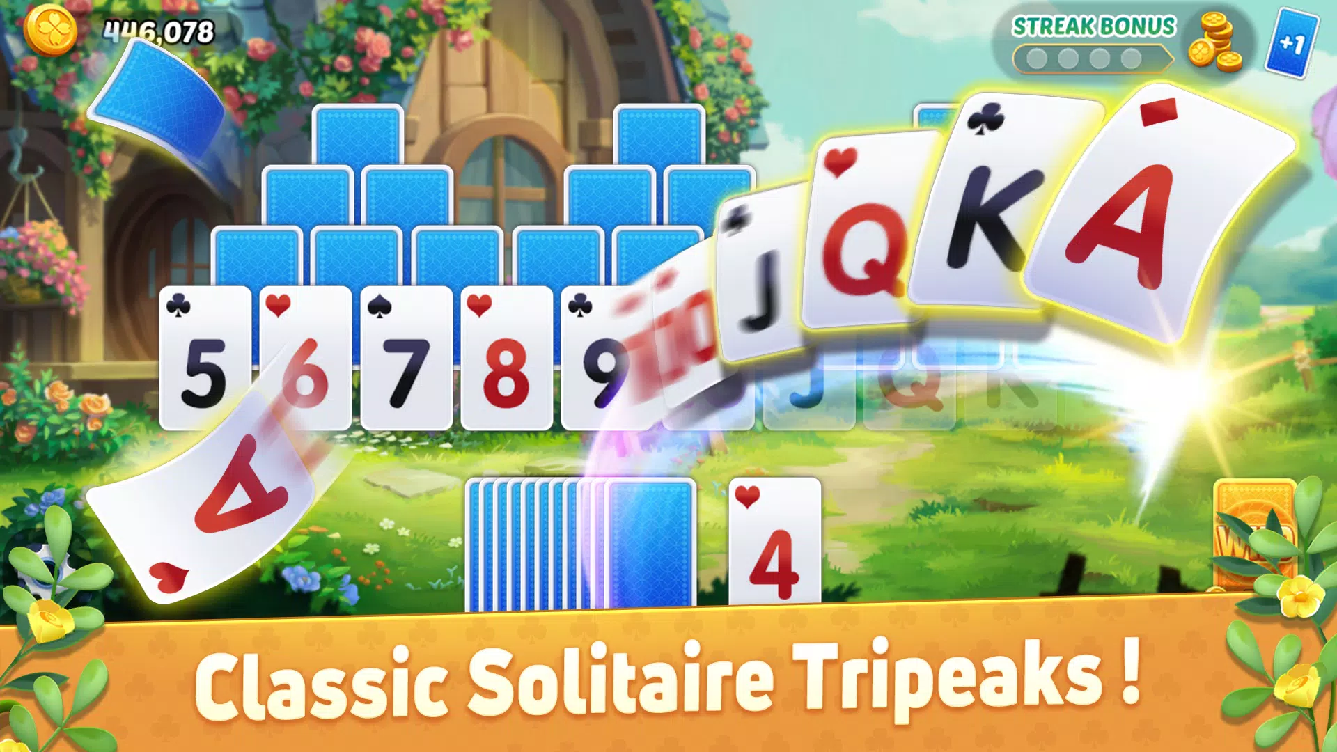 Solitaire Tripeaks Double Fun ekran görüntüsü 1