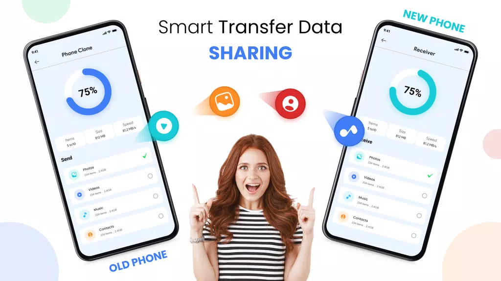 Transfer All Data - PhoneClone屏幕截圖1